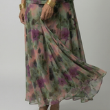 Casimira™ | Vestido midi de ombros descobertos com decote drapeado