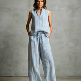 Onélia™ | Conjunto Palazzo às Riscas