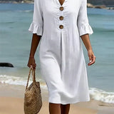 Vestido casual de senhora