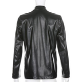 Liana™ | Blazer Descontraído para Mulher | Preto