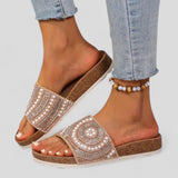 Guiomar™ | Sandálias boho com pérolas