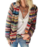 Pamela™ | Cardigan Multicolor para Mulher | Moderno
