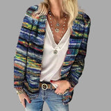 Pamela™ | Cardigan Multicolor para Mulher | Moderno