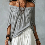 Isabela™ | Conjunto boho com ombros descobertos