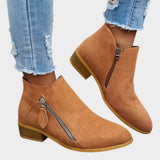 Flávia™ | Botas vintage de estilo clássico