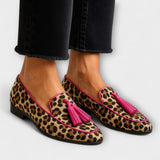 Lana™ | Pantufas Estampadas com Borlas Decorativas