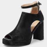 Lopez™ | Sapatos de Salto Grosso Multicoloridos