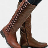 Minvera™ | Botas de Cano Alto com Palmilha Acolchoada