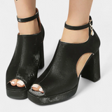 Lopez™ | Sapatos de Salto Grosso Multicoloridos