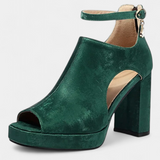Lopez™ | Sapatos de Salto Grosso Multicoloridos