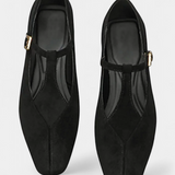 Elly™ | Sapatos de salto baixo com tira e fivela