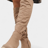 Calliope™ | Botas de Salto Grosso até ao Joelho