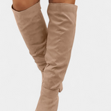 Calliope™ | Botas de Salto Grosso até ao Joelho