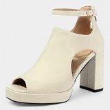 Lopez™ | Sapatos de Salto Grosso Multicoloridos